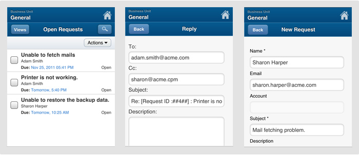 SupportCenter Plus - Mobile Client